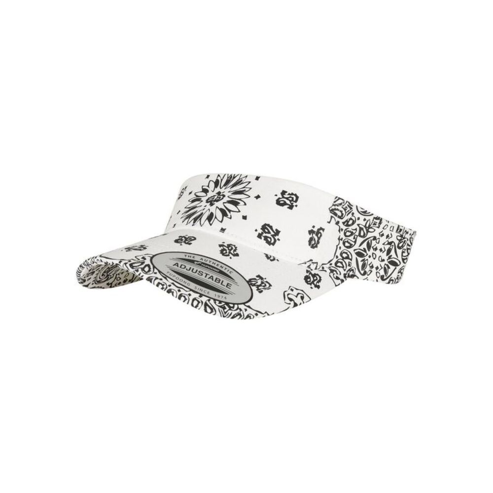 Flexfit Bandana Visor / White/Black